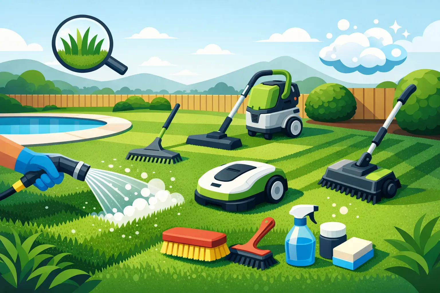 7 Best Artificial Turf Cleaning Methods for Yards