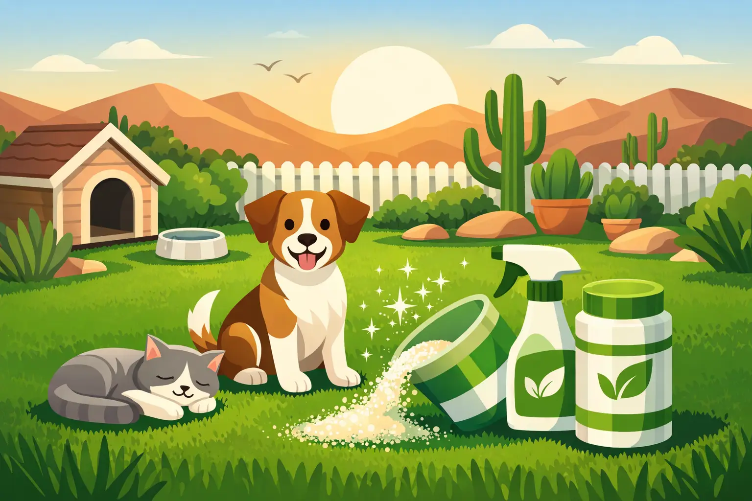 Best Pet Safe Turf Deodorizers for Arizona Yards