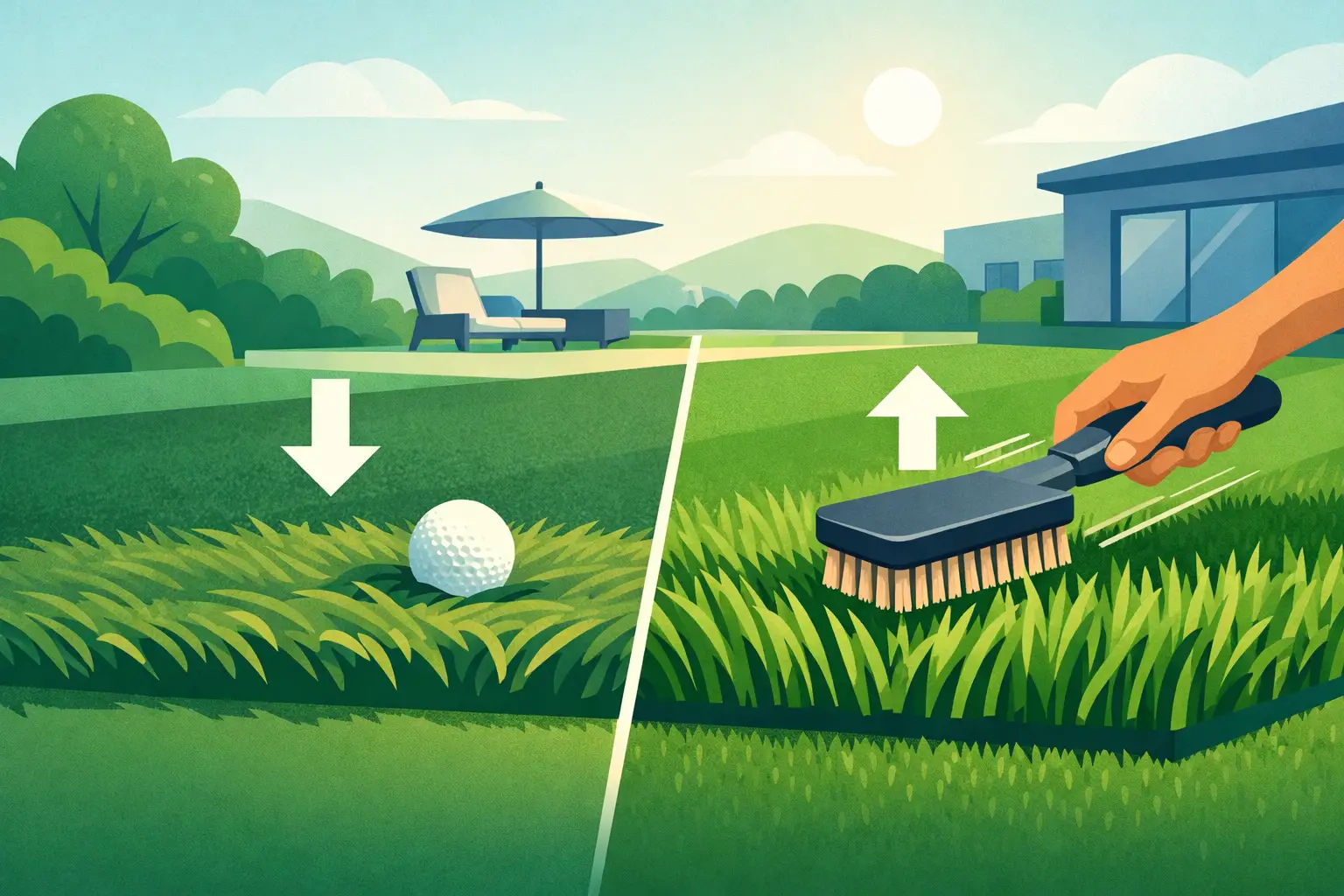 How to Restore Flattened Artificial Turf