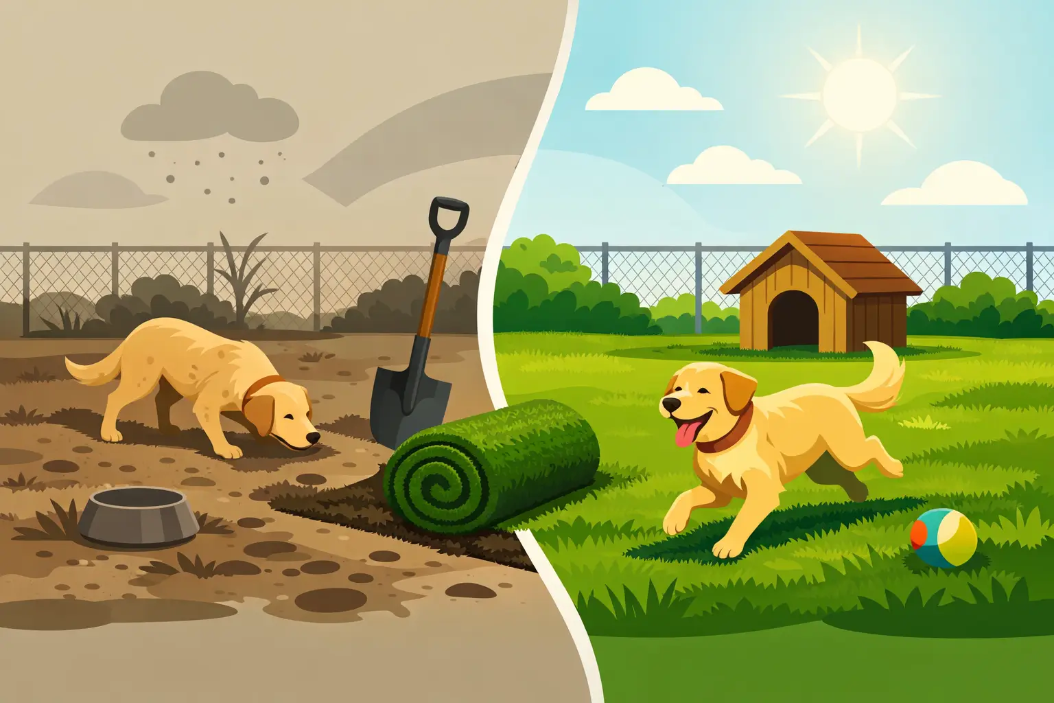 Dog Run Restoration That Brings Turf Back to Life