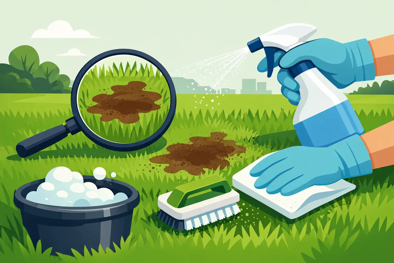 How to Treat Turf Stains on Artificial Grass